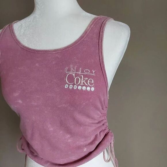 Enjoy Coke Tank New Juniors Sz L - Picture 2 of 10